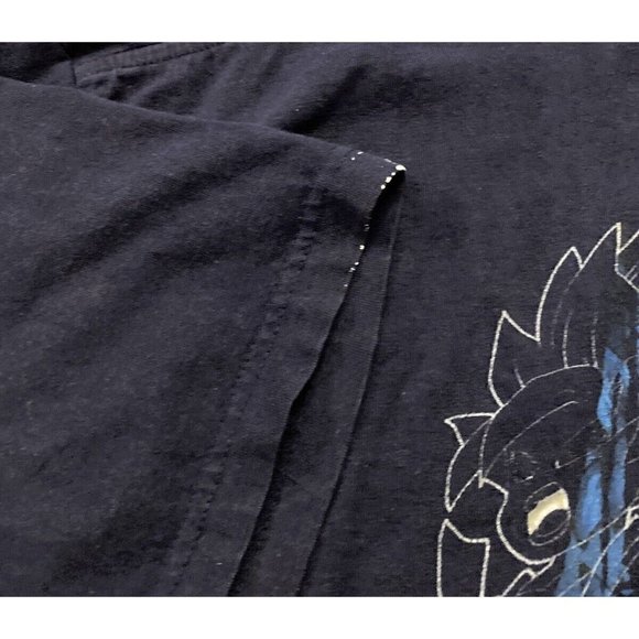 Vintage RARE 2002 Dragon Ball Z Gotenks Navy blue Graphic T-Shirt 2XL - Picture 8 of 16